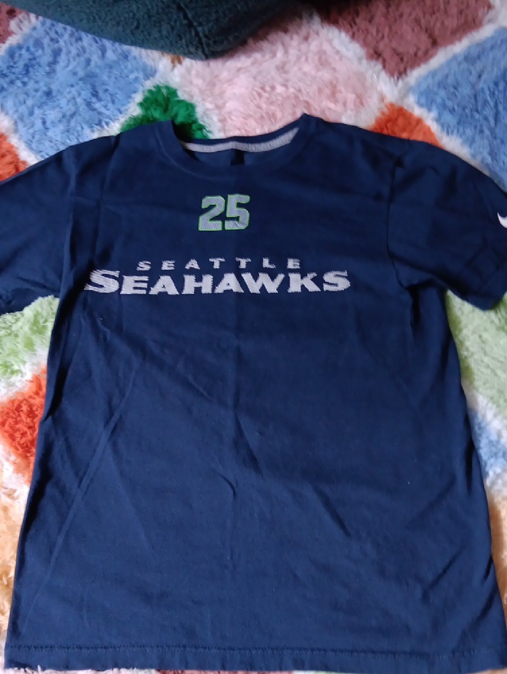 Nike Navy Seattle Seahawks #25 Short Sleeve Tee